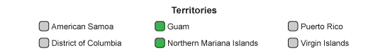 Territories Child-level Data Systems: Yes for Part C and B for Guam and Northern Mariana Islands
